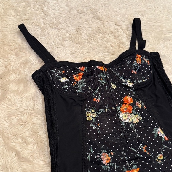 Dolce & Gabbana Floral and Lace Bustier Dress - Size 10 - Picture 4 of 8